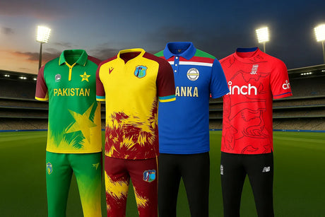 Custom cricket uniforms designed to reflect each team’s spirit