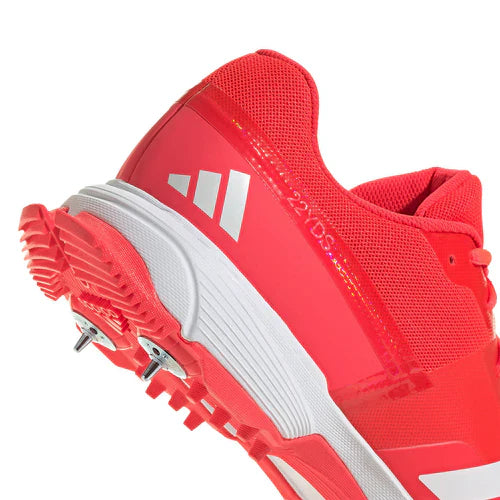 Chaussures de cricket Adidas 22YDS Lucid Red Zero