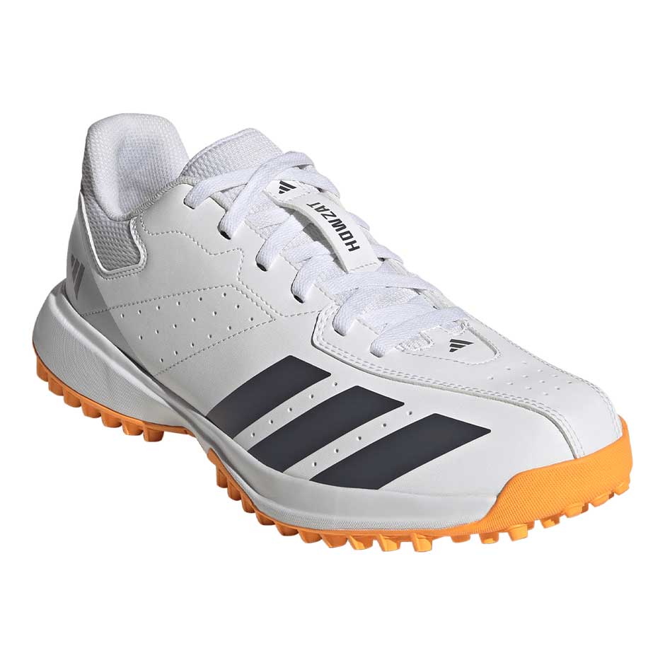 Howzat Rubber Sole Spikeless Cricket Shoe White