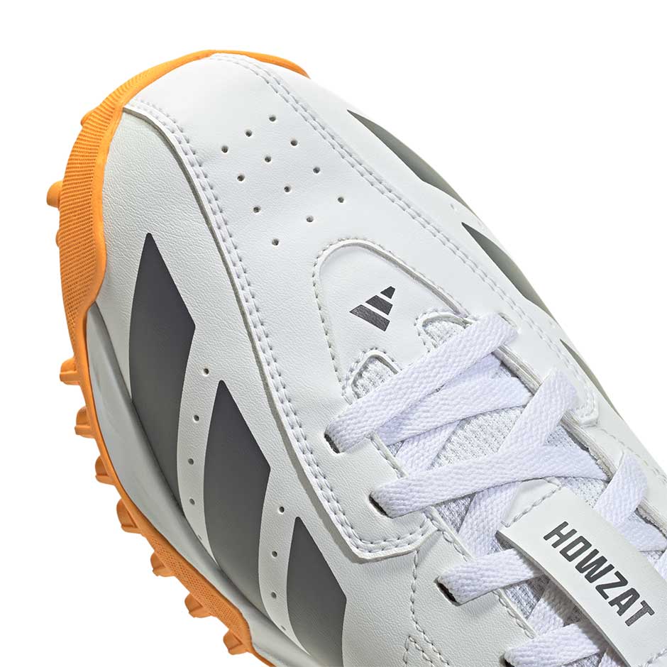 Howzat Rubber Sole Spikeless Cricket Shoe White