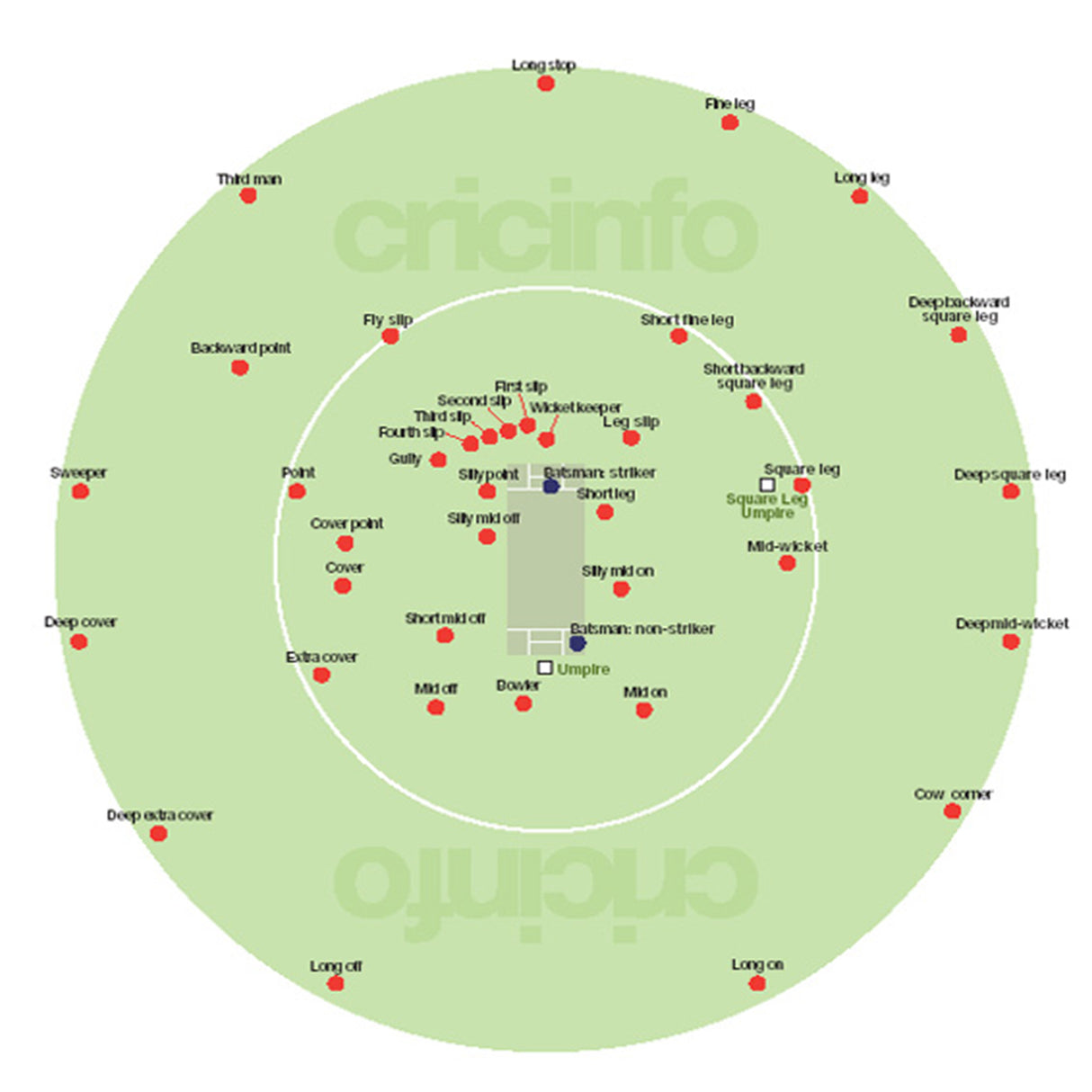 Cricket Fielding Positions