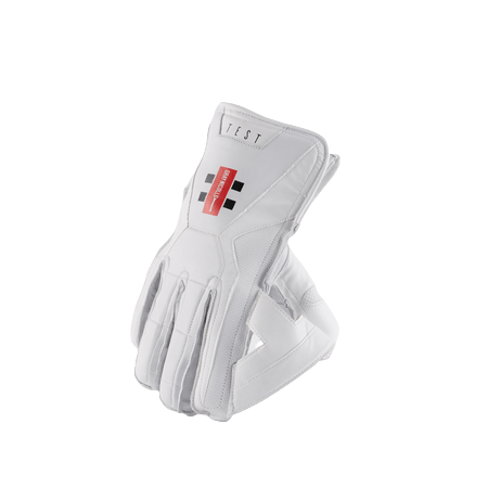 White Test Wicketkeeping Glove - Adult