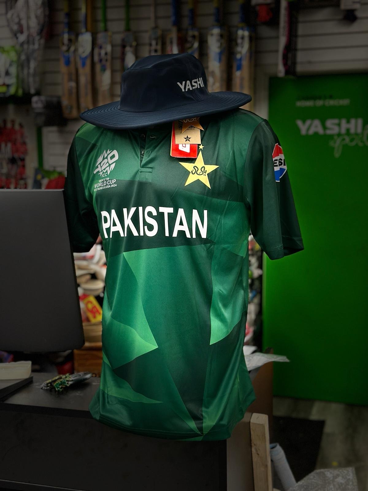 Maillot Pakistan Coupe du Monde T20 - Matrix 2024