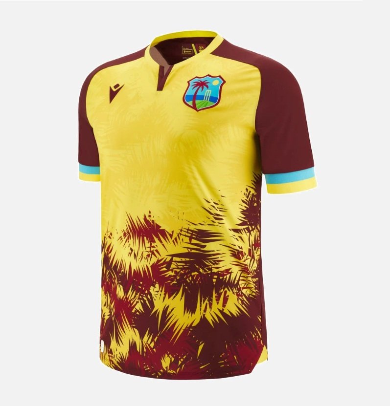 Maillot international de cricket d'un jour de la Coupe du monde des Antilles - Réplique