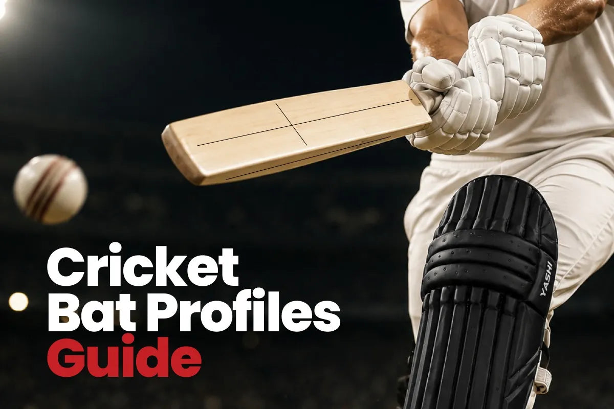 Cricket bat profiles guide helping batters choose the ideal bat profile for their batting style