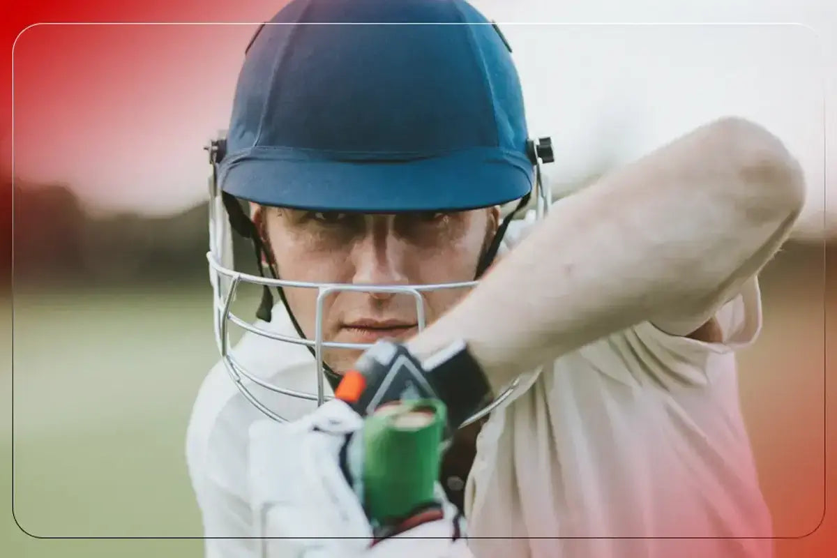 Cricketer practicing hand-eye coordination drills for better batting