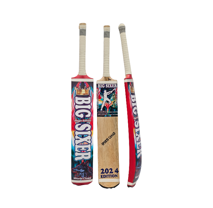 Big Sixer Tape ball Bat - Coconut Wood