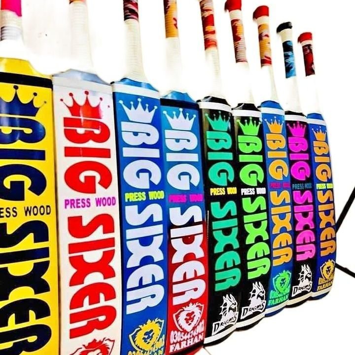 Big Sixer Tape ball Bat - Coconut Wood