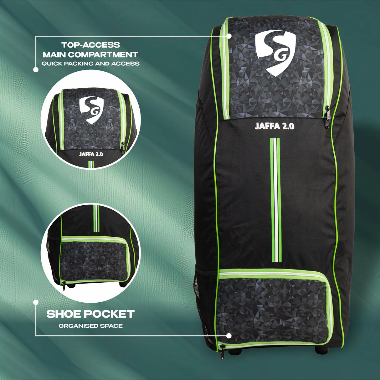 SG Jaffa 2.0 Duffle Wheelie Kit Bag