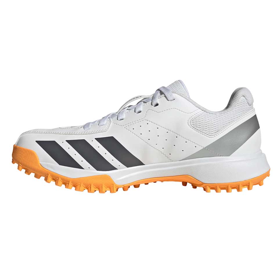 Howzat Rubber Sole Spikeless Cricket Shoe White
