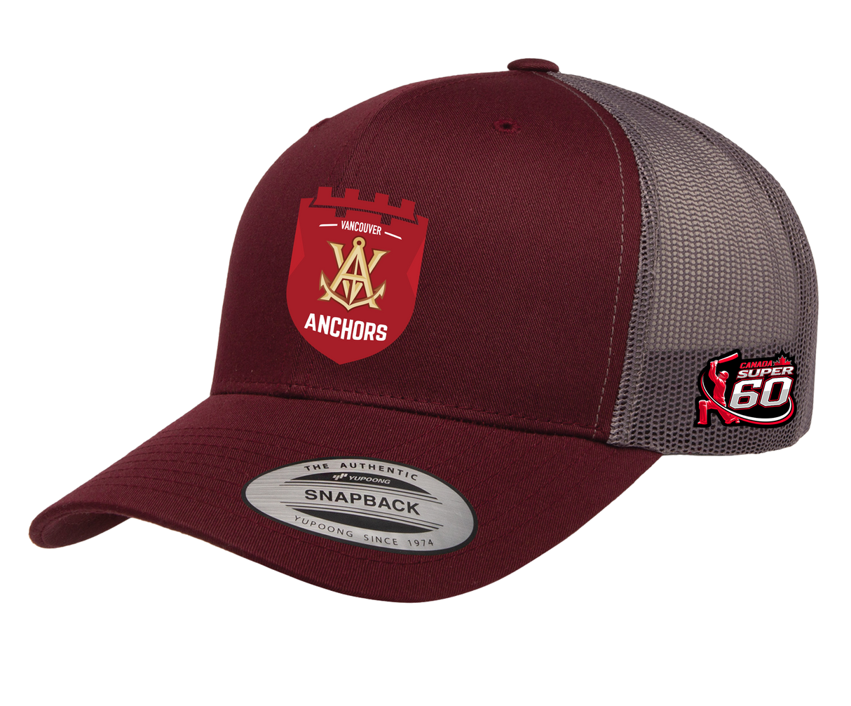 Vancouver Anchor  - Snap Back Cotton Twill Cap