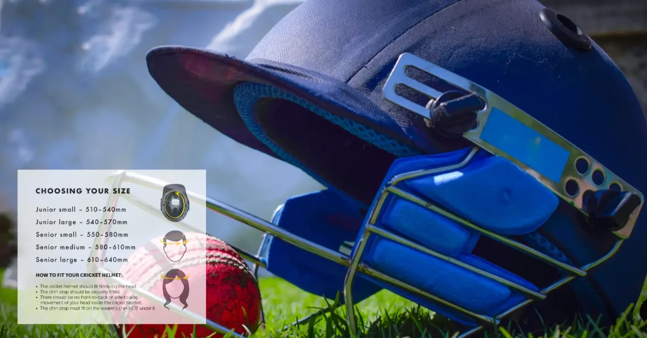 Cricket Helmet Size Guide
